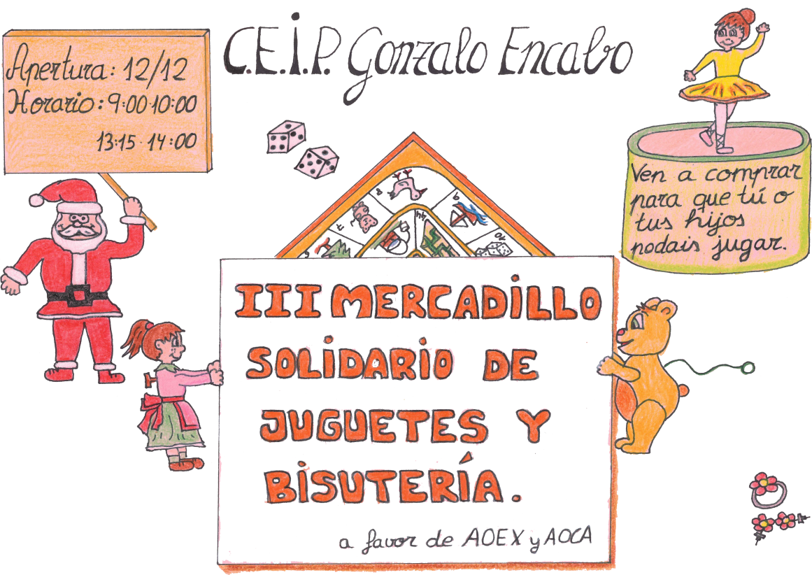 cartel III mercadillo solidario p